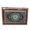 Beautiful Wooden Quran Storage Box - Khatam Enameled with Velvet Lining Model Eslimi