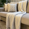 Soft & Light Knitted Throw for Sofa & Bed Model Diana