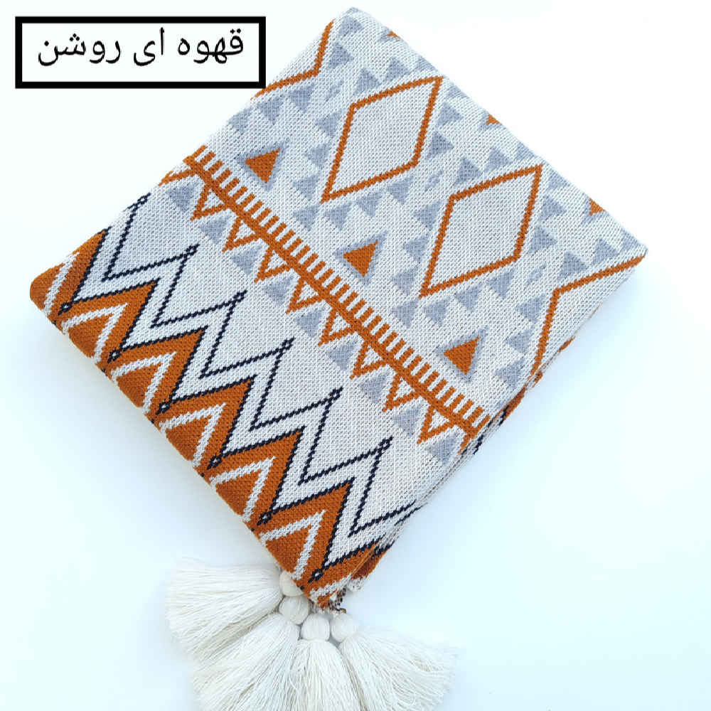 Soft & Light Knitted Throw for Sofa & Bed Model Jina