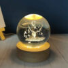 Crystal Ball Lamp Fantasy Night Light Deer