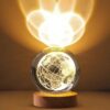 Crystal Ball Lamp Space Night Light Earth