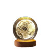 Crystal Ball Lamp Space Night Light Earth