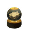 Crystal Ball Lamp Space Night Light Saturn