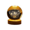 Crystal Ball Lamp Space Night Light Solar System
