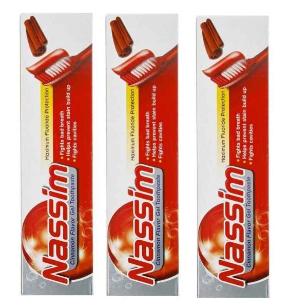 Iranian Nassim Cinnamon Flavor Gel Toothpaste (x12)