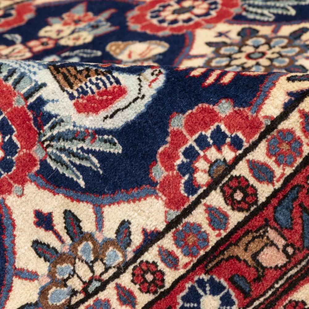 Vintage Persian Carpet Intricately Hand-Knotted Wool Jeyran