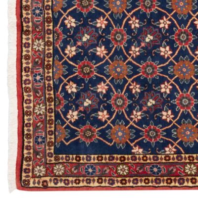 Vintage Persian Carpet Intricately Hand-Knotted Wool Nahal
