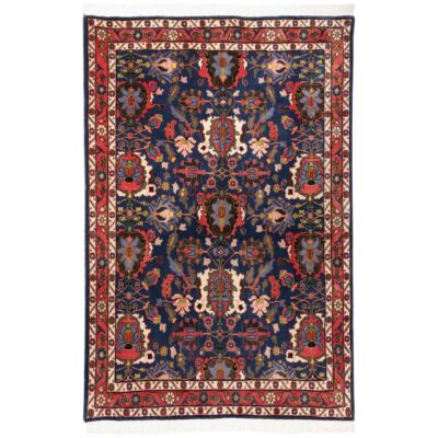 Vintage Persian Carpet Intricately Hand-Knotted Wool Setayesh