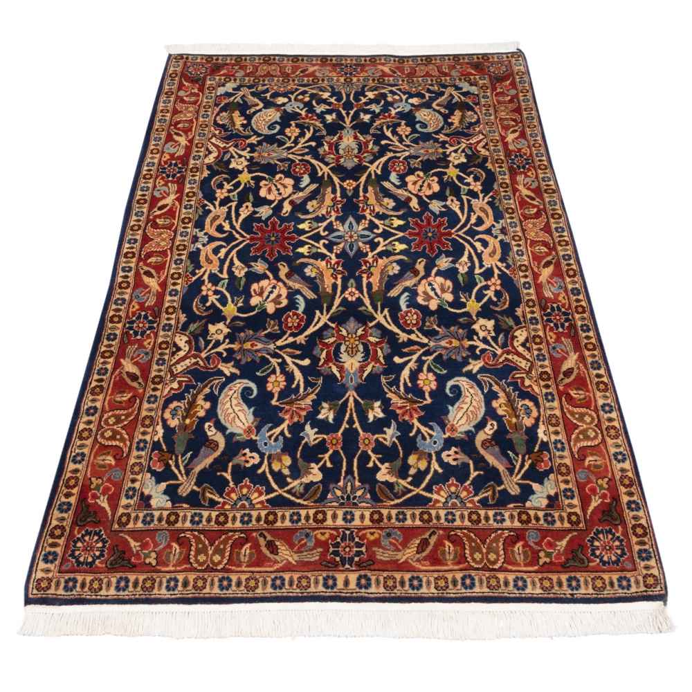 Vintage Persian Carpet Intricately Hand-Knotted Wool Taranom