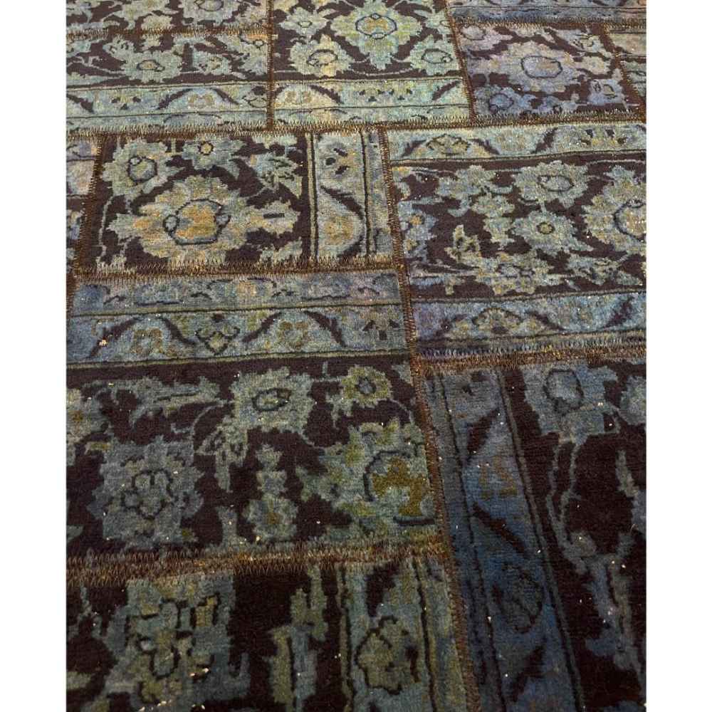 HandKnotted Persian Collage Rug Model Ahoora ShopiPersia