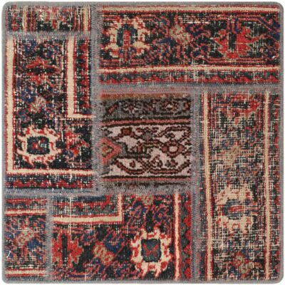 Vintage Persian Hand-Knotted Patchwork Carpet Haris