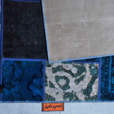 Persian Hand-Knotted Patchwork Carpet Kavosh