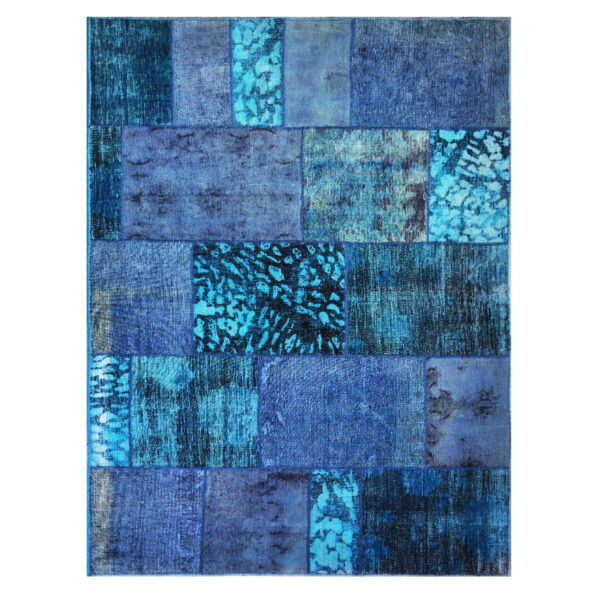 Persian Hand-Knotted Patchwork Carpet Tekedoozi