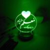 Persian 3D LED Night Light Happy Teacher's Day Gratitude