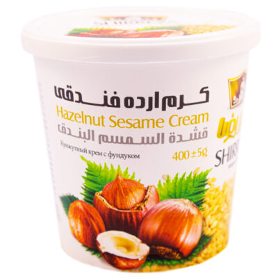 Shirreza Tahini Creamy Sesame Sauce with Hazelnut Flavor – Persian Ardeh, 400g (3x)