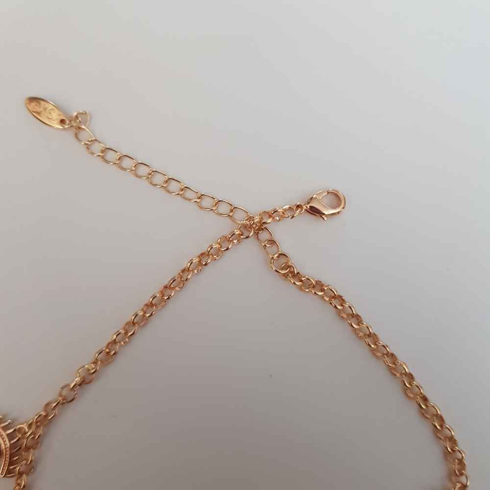 Steel Cheshm Nazar Ankle Bracelet Model Bahador