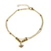 Steel Cheshm Nazar Layered Anklet Model Jana