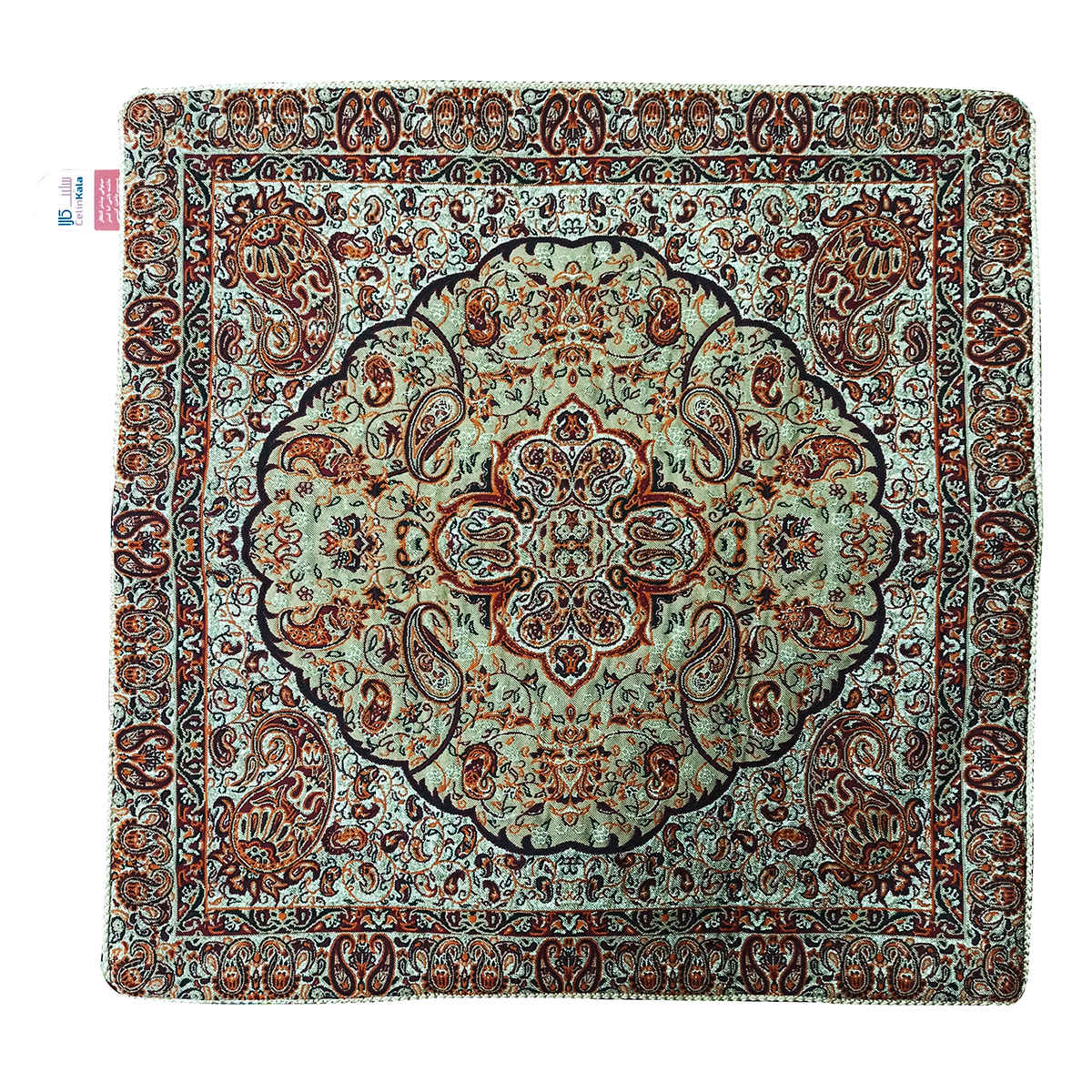 Persian Termeh Cushion Cover - Model Celine (X2) | Luxurious Persian Textile