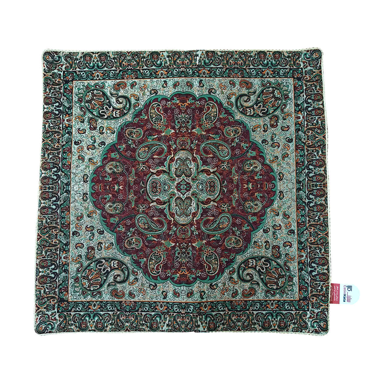 Persian Termeh Cushion Cover - Model Haleh (X2) | Traditional Handcrafted Silk
