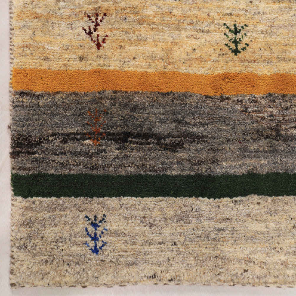 Persian Gabbeh Wool Rug Handwoven Tanha