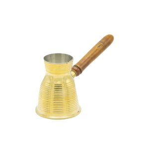 Turkish Coffee Pot – Traditional Hammered Brass Cezve / Ibrik, Ekram