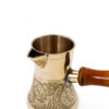 Turkish Coffee Pot - Traditional Hammered Brass Cezve / Ibrik, Engraved Namin