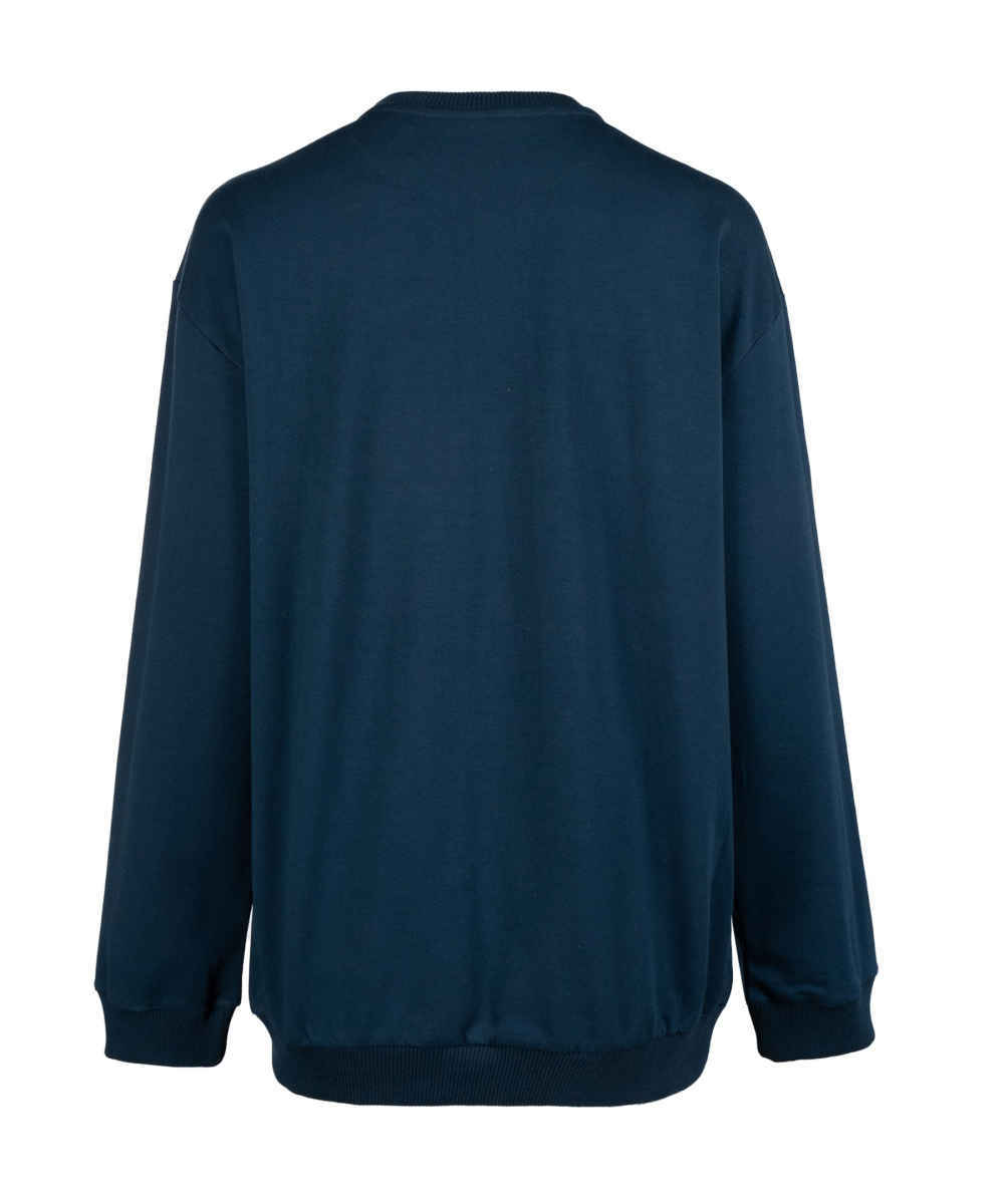 Woman’s Casual Crew Neck Sweatshirt Model Coffee