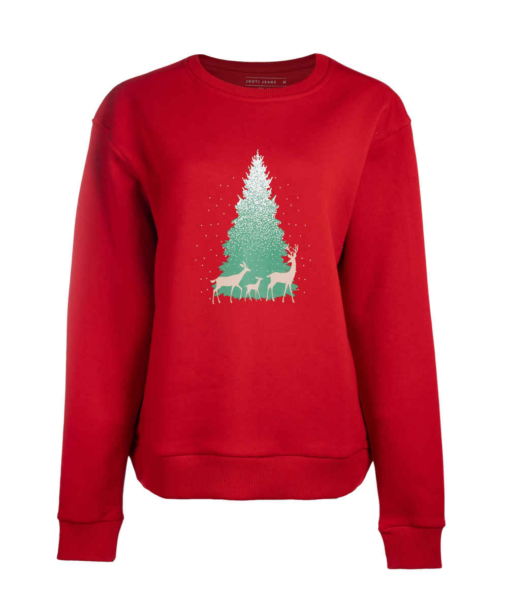 Woman’s Casual Crew Neck Sweatshirt Model Hasti