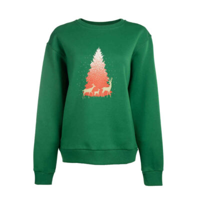 Woman’s Casual Crew Neck Sweatshirt Model Hasti