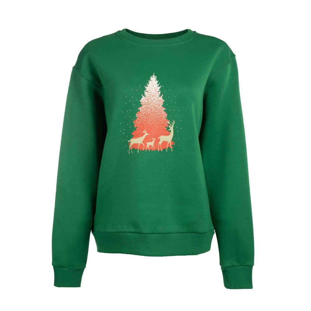 Woman's Casual Crew Neck Sweatshirt Model Hasti