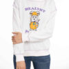 Woman's Casual Crew Neck Sweatshirt Model Healty