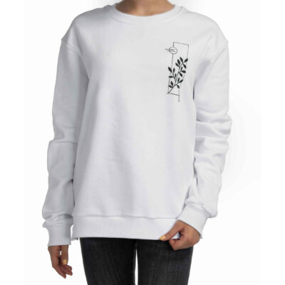 Woman’s Casual Crew Neck Sweatshirt Model Jana