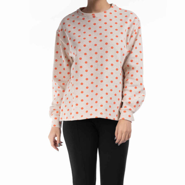 Woman's Casual Crew Neck Sweatshirt Model Tara