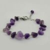 Beaded Bracelet for Women – Purple Amethyst Gemstone