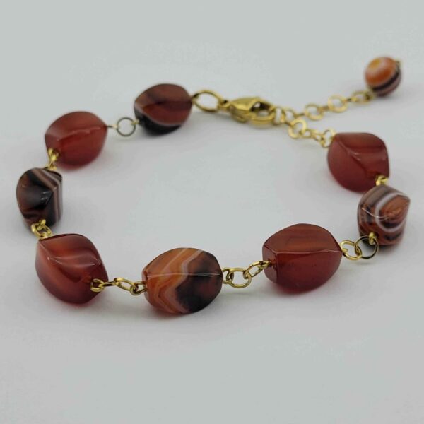 Beaded Bracelet for Women – Soleimani Agate Gemstone