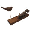 Wooden Incense Holder – Model Bird & Fox (Set of 2)