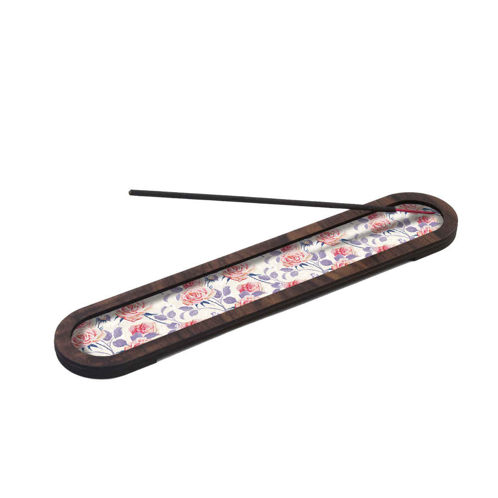 Wooden Incense Holder – Model Floral (Set of 2)