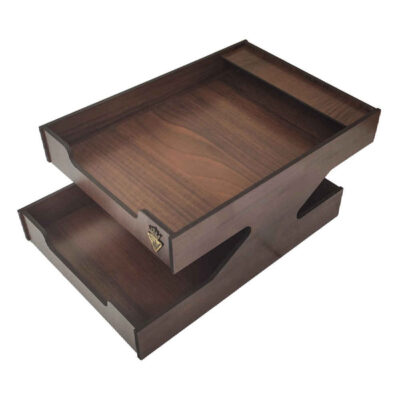Wooden Office Desk Organizer Accessories – Model Saha (5pcs)