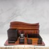 Wooden Office Desk Organizer - Model Harim