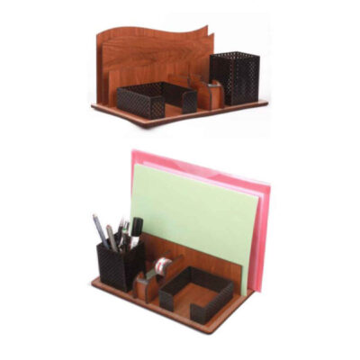 Wooden Office Desk Organizer – Model Harim