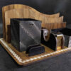 Wooden Office Desk Organizer - Model Mahyas
