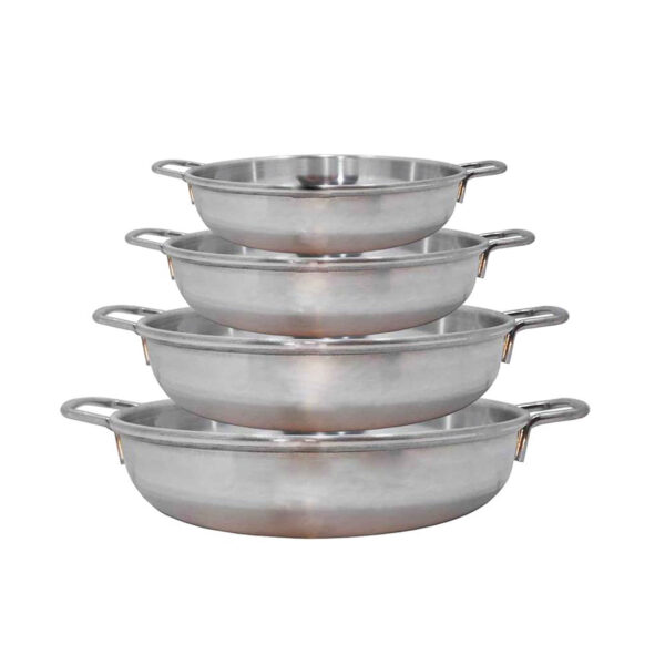 Outdoor Camping Pan – Lightweight, Campfire Compatible, Set of 4