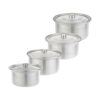 Outdoor Camping Pot – Lightweight, Campfire Compatible, Set of 4