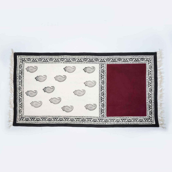 Handcrafted Linen Block Print Table Runner Aghigh