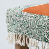 Handcrafted Linen Block Print Table Runner Badam