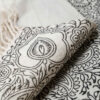 Handcrafted Linen Block Print Table Runner Ilkhaani