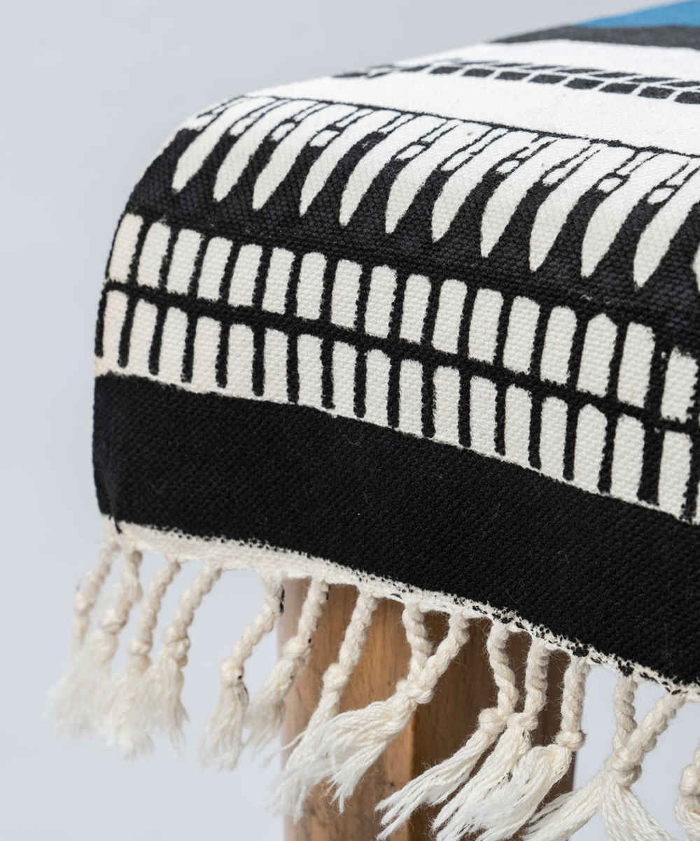 Handcrafted Linen Block Print Table Runner Javidaan