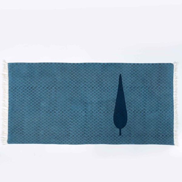 Handcrafted Linen Block Print Table Runner Keshtzaar