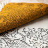 Block Print Linen Tablecloth Model Gol o Morgh