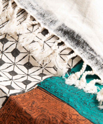 Block Print Linen Tablecloth Model Paeez